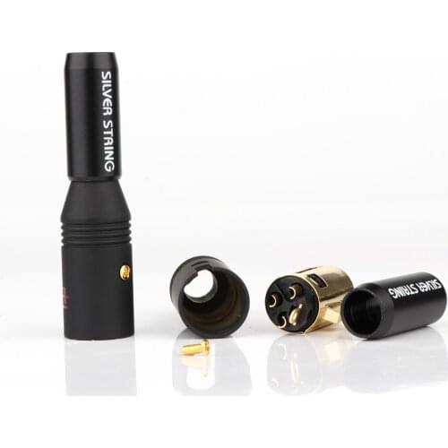 XR1805 Three Pins XLR aluminum alloy XLR plug coaxial audio cable plug HIFI HI-END audio Balance plug