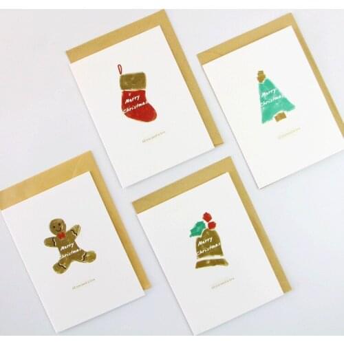 1pcs 39144 Qing Wei Fang Stationery Wholesale TR-AB28496 Beautiful Gifts Christmas Card Greeting Card