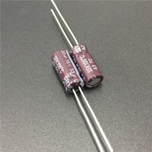 10pcs 33uF 16V TEAPO SEK Series 5x11mm 16V33uF Aluminum Electrolytic Capacitor
