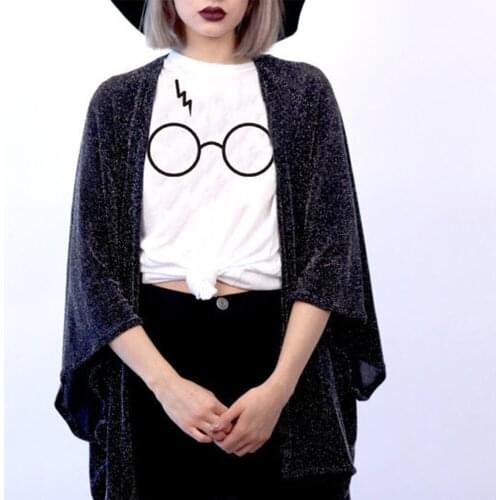 2021 Harajuku Lightning Glasses T-shirt Plus Size Shirt Tee High Quality SCREEN PRINT Super Soft unisex Cute Couple Tshirts