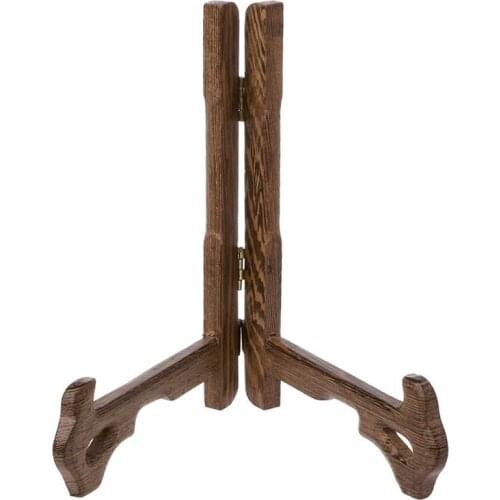 3-7 Inch Tall Wood Display Stand Holder Easels For Plates Photos Tea Tray 5 Size