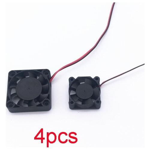 4Pcs Electric Motor/ESC Cooling Fan Multi-standard 5V 3*3CM 4*4CM for DIY RC Car Model Toys Spare Parts Fan