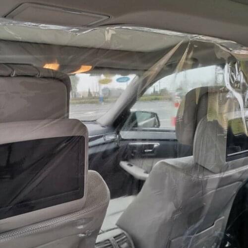 Automobile Isolation Film Taxi Anti-droplet Transparent Isolation Film Curtain PVC Film Protective Cover Self-adhesive Film