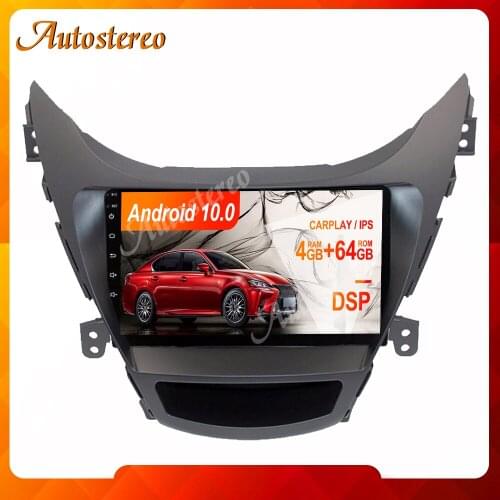 Android 9.0 Car GPS Navigation DVD Player For Hyundai Elantra (MD) 2011-2013 Multimedia Player Head Unit Radio Tape Recorder DSP