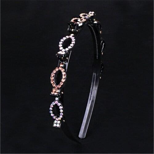 Double Bangs Hairstyle Hairpin Hairband Salon Hair Decoration Clips Hairband for Women Double Bangs Hairstyle Hairpin Accessory