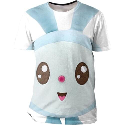 New Summer Fashion Short Sleeve T-shirt 3D Printed Cute Cartoon Pattern Children Boys Girls Casual Clothing Tee and Tops