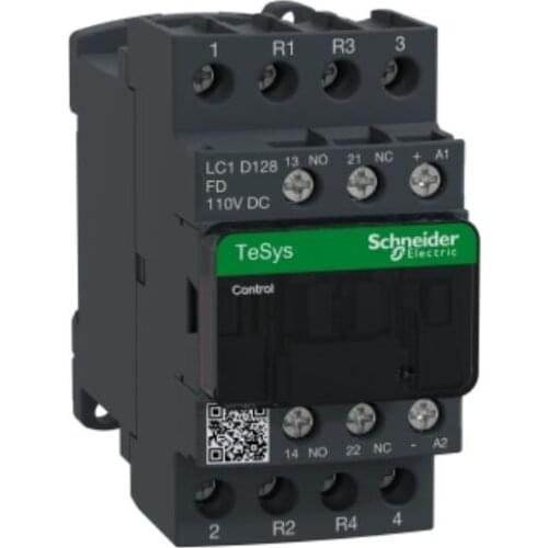 LC1D128 LC1D128FD LC1D128FDC LC1-D128FD TeSys D contactor - 4P(2 NO + 2 NC) - AC-1