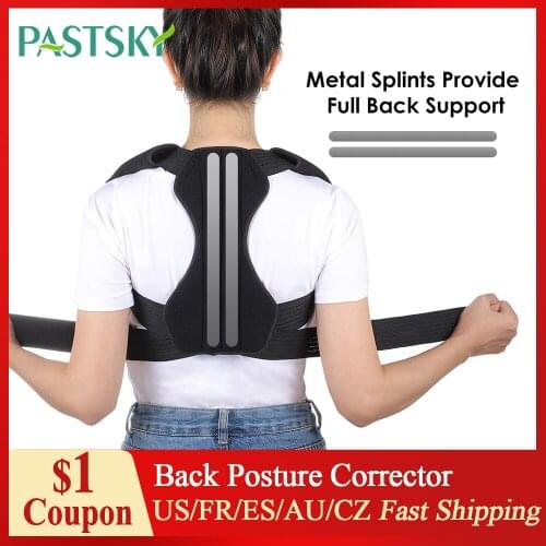 Men&Women Posture Corrector Back Support Belt Clavicle Spine Brace Corset Posture Correction Back Trainer Postural Fixer Tape