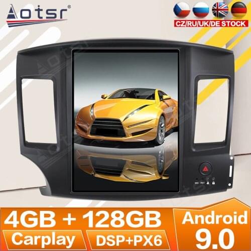For Mitsubishi Lancer 2010 2011 2012-2015 Android Radio Multimedia Car Cassette Recorder Stereo Player Tesla GPS Navi Head Unit