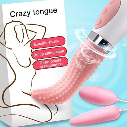 MizzZeeMagic tongue jumping egg female with electric flirting masturbation device external stimulation adult sex products