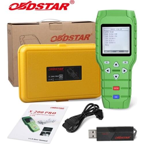 Original OBDSTAR X-200 X200 Pro A+B Configuration for Oil Reset + OBD Software + EPB X-200 Oil Reset Tool