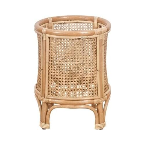 Plant shelf organizer hand-woven rattan flower frame home decoration Size S space saving