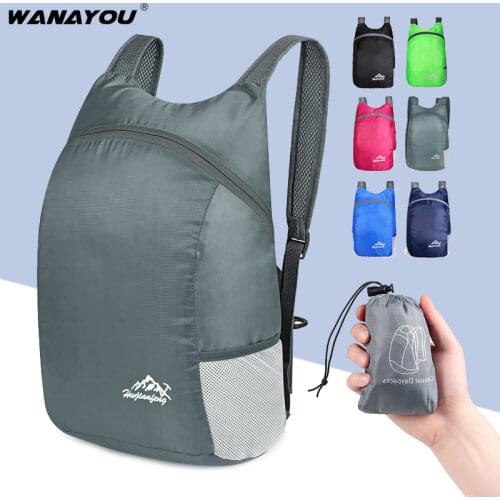 20L Waterproof Travel Backpack,Lightweight Packable Foldable Daypack for Men Women,Outdoor Camping Hiking Backpack Storage Bag