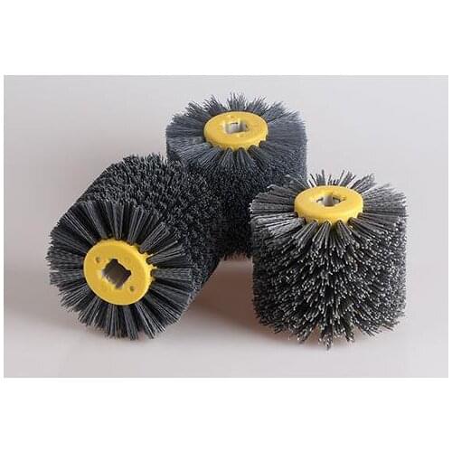 1pc 120*100*19mm Abrasives Wire Drawing wheel DuPont Drum Wheel Brush for Wooden Furniture polishing