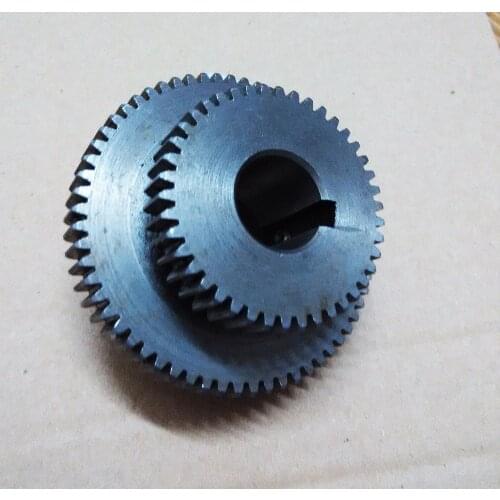 1pcs/set Metal mini milling Machine duplicate gears Z42/Z62 teeth duplex gears for milling machine