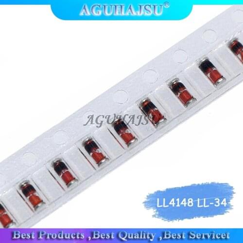 100PCS LL4148 LL-34 SMD 1N4148 IN4148 High-speed switching New original
