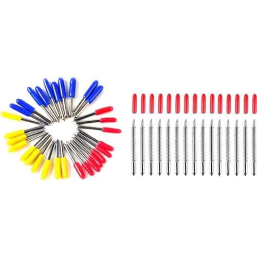 30Pcs 30 45 60 Degree Plotter Cutter Knife Blades with15Pcs 45Degree for Graphtec CB09 Vinyl Cutter Plotter Blades