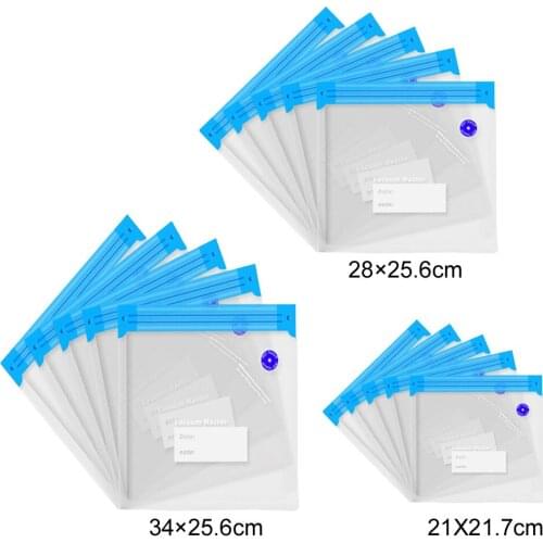 5pcs Food Vacuum Bag Vegetable Fruit Storage Freezing Preservation Bags