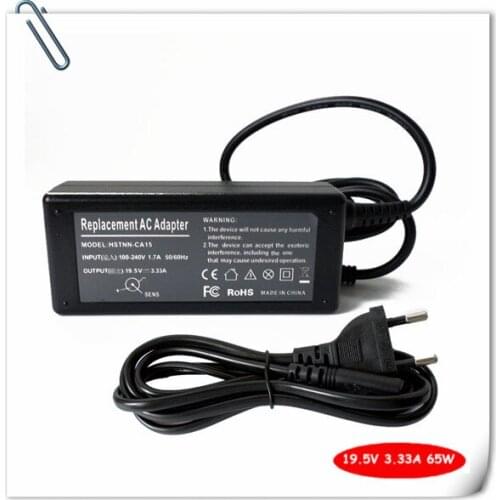 65W Power Supply Cord For HP Pavilion 15 Series 14K00TX 14-K027cl TouchSmart 14Z-N100 N200 19.5V 3.33A AC Adapter Charger