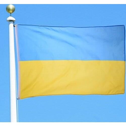 90x150cm Ukraine Flag Polyester National Country Banner Home Decoration Tool Polyester Flying Flag Drop Shipping