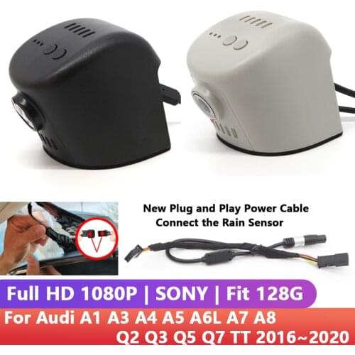 Plug and play Car DVR Dash Cam For Audi a1 a3 a4 a5 a6 a7 a8 q3 q5 q7 rs3 rs4 rs5 rs7 tt b5 b6 b7 b8 b9 8v c5 c6 c7 8p 2016-2020