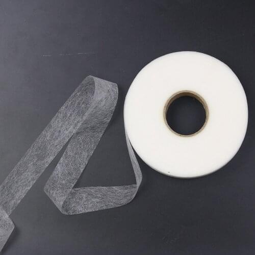 White 100m Double Side Iron On Hemming Tapes Wonder Web Fusible Bonding Lace Trim Sewing Garment Accessories