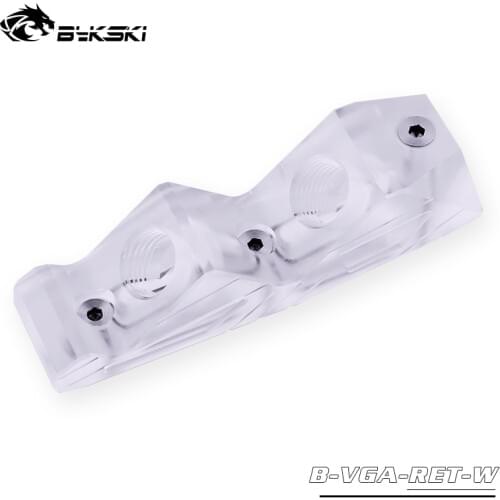 Bykski B-VGA-RET-W 45 Degree Connection Module for GPU Block