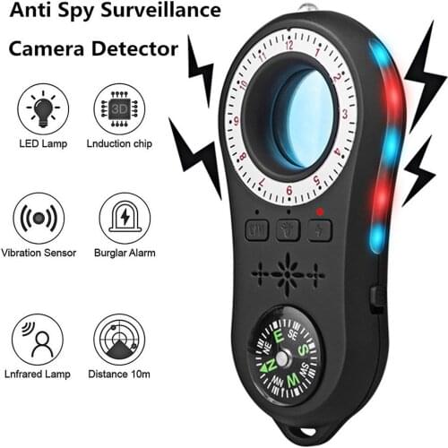 Hidden Camera Detector GPS Tracker Detector RF Signal Detector Infrared camera detector Hotel anti-surveillance anti-sneak shoot