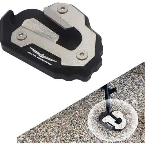 For Honda Goldwing Gold wing 1800 Tour F6B GL1800 2018 2019 2020 Foot Kickstand Side Stand Enlarger Plate Extension Pad Accessor