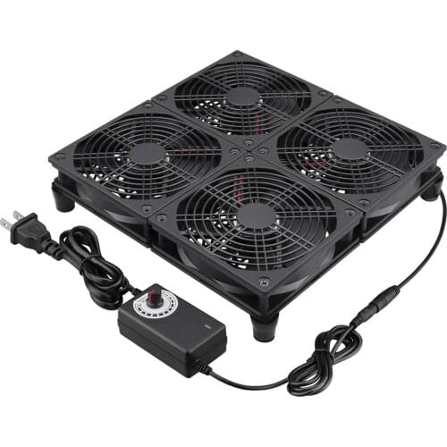 GDSTIME Rounter TV Box Cooling Fan with Speed Control Big Airflow Cooler for ASUS GT/RT-AC5300, Router TV Box Cooling Frame