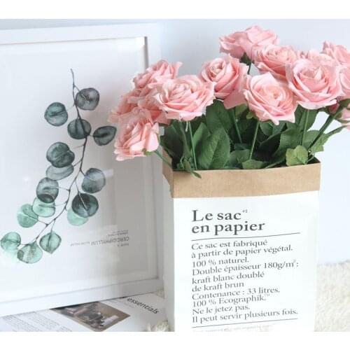 4Colors Silk Simulation Artificial flower versailles rose single flower For DIY Wedding Decoration Home Party Bouquet Prop