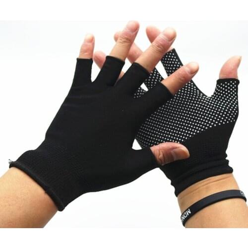 Nylon Cycling Gloves Breathable Anti-slip Outdoor Gym Sports Yoga Exercise Half Finger Gloves MTB Bike Bicycle Gloves