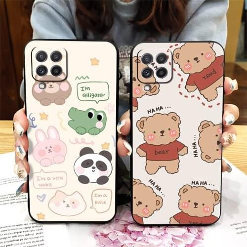 Cover Shockproof Phone Case For Samsung Galaxy A22 4G/SM-A225F Waterproof Anti-knock Frosted Cute