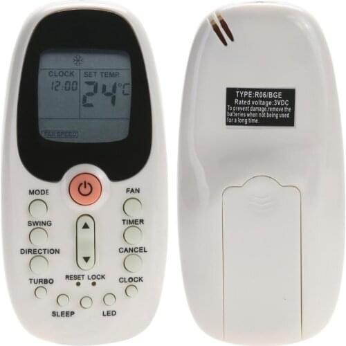 Telecomando Cancello Universale Style Air Conditioner Remote Control for Midea Komeco Comfee for MIDEA R06/BGE R06/BG