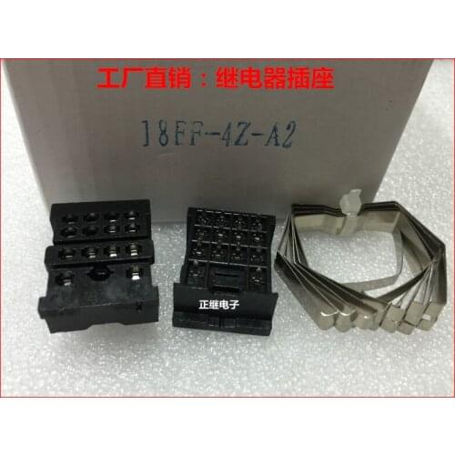 The relay socket 18FF-4Z-A2 is suitable for MY4N-J HH54P 18FF-4Z