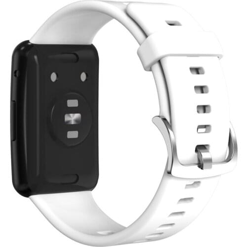 Silicone Replacement Strap For Huawei Watch FIT Fashion Sport Adjustable Watchbands Men Women Smart Wristwatch Strap Band