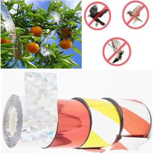 Anti Bird Tape Audible Repellent Fox Pigeons Repeller Ribbon Tapes for Pest Control For Garden Agriculture Supplies