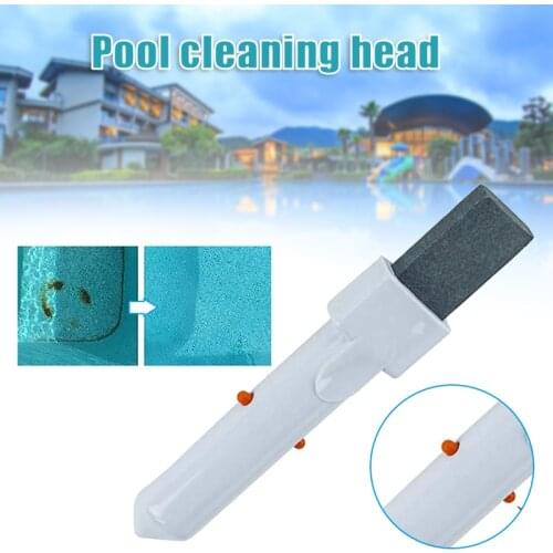 Pumice Swimming Pool Cleaner with V Clip Brushes Natural Pumice Stone Cleaner Brush for Pool Sinks Bathtubs Cleaning Tools