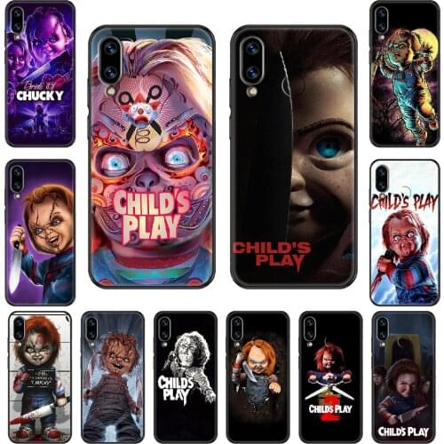 TV Childs Play Phone case For Huawei Honor Mate 5 7 8 9 10 20 i A X Lite Pro black tpu bumper painting hoesjes silicone
