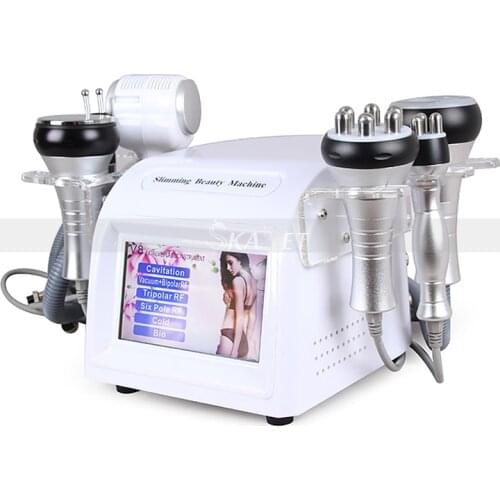 6 In 1 40K Ultrasonic Cavitation Slimming Machine Vaccum Massage Face Body Skin Tighten Freeze Cold Hammer