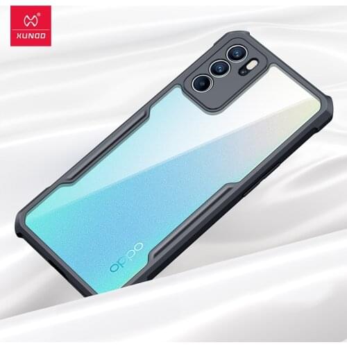 Xundd Ultra Thin For OPPO Reno 6 Pro Plus Case Magnetic Ring Bracket For Reno6 Pro + Phone Case Shookproof Airbag Cover