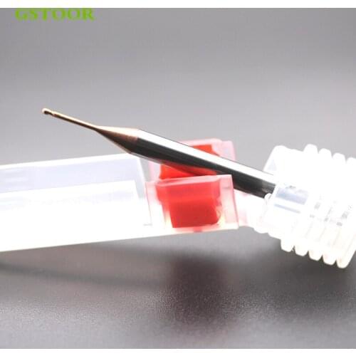 1pc Deep groove milling cutter R0.25 4 D4 50L 2T Tungsten Steel Coating CNC Carving Machine Lathe Tool