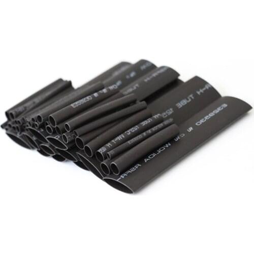 127 Pcs 2:1 Heat Shrink Sleeving Tube Connection Electrical Wire Wrap Cable Waterproof Assortment Kit Electrical