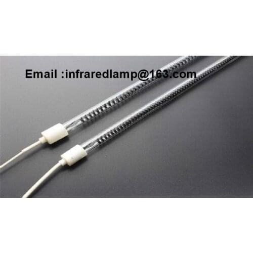 2000w white reflector carbon IR emitters infra red bulb quartz halogen infrared tube heater