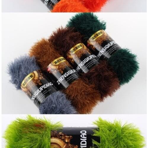 500G fur velvet line Long-haired fern velvet phoenix down hand-made stick needle baby hairline