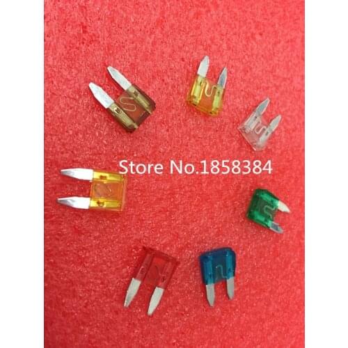 7colors=120pcs/lot Multicolor Assorted Mixed Standard Car Auto Mini Blade Fuse 5 7.5 10 15 20 25 30 AMP