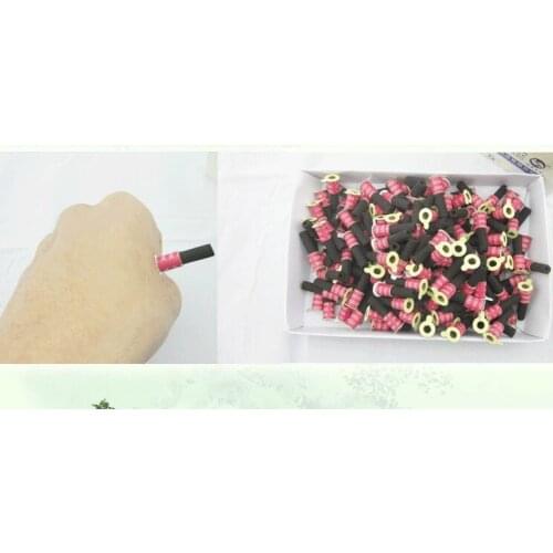 Free shipping high quality Smokeless self-stick Moxa tube acupuncture massage moxibustion tube 180pcs moxa sticks