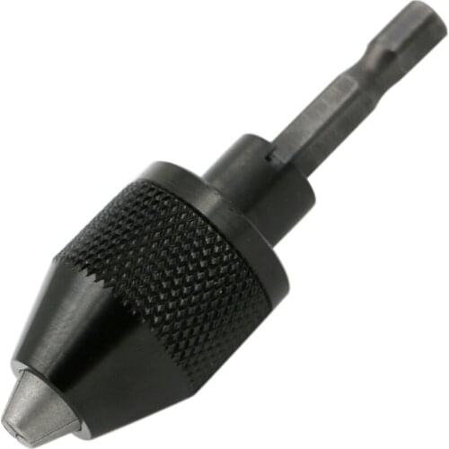 1/4 Inch Alloy Hex Shank Drill Chuck Keyless Drilling Quick Change Bit Adapter Converter Woodworking Power Tool 0.3mm-6.0 mm