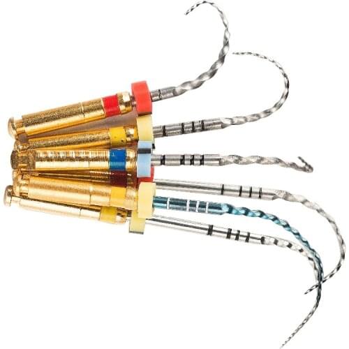 EASYINSMILE Dental Endodontic Rotary File X3 NITI Engine Files 21/25/31MM Never Break Series For Endo Motor 5Files/pack