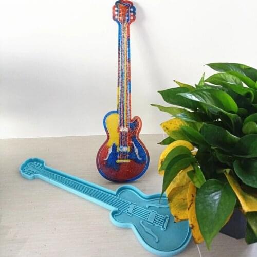 Guitar Epoxy Resin Mold DIY Crafts Jewelry Making Tool Handmade Casting Silicone Mould